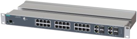 Siemens Managed 28 Port Network Switch [6GK53284FS003RR3]; 251-2154