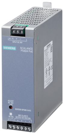 Siemens Power Supply, for use with PoE, SCALANCE Series [6GK59240PS001AA2]; 251-2169