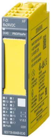 Siemens SIMATIC ET Series Input/Output Module, 8 Inputs, 8 Outputs, 24 V [6ES7136-6BA01-0CA0]; 252-0057