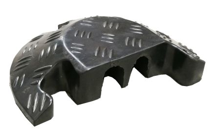 RS PRO 160mm Black Cable Cover in Rubber, 38 x 35mm Inside dia. [0]; 252-2808