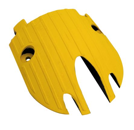 RS PRO 210mm Yellow Cable Cover in Rubber, 1 x 45mm Inside dia. [0]; 252-2813