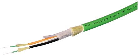 Siemens Multi Mode Fibre Optic Cable, 50/125μm, 20m [6XV18732D]; 252-4101