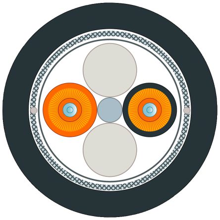 Siemens Multi Mode Fibre Optic Cable, 50/125μm, 300m [6XV18736GT30]; 252-4199