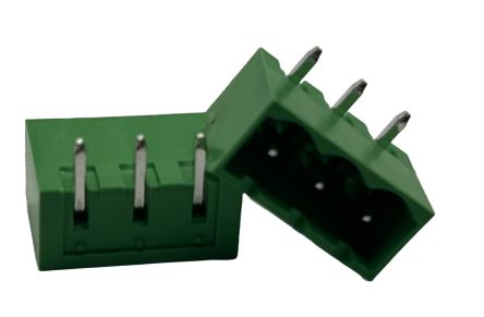 Conex-It, 5.08mm Pitch, HMSA, 3 Way, Right Angle, Pluggable Terminal Block, Header, Through Hole, Solder Termination, [HMSA-039P5V]; 252-5140