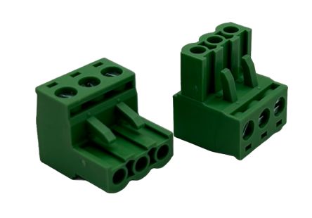 Conex-It, 5.08mm Pitch, HRFE, 3 Way, Right Angle, Pluggable Terminal Block, Plug, Cable Mount, Screw Termination, [HRFE-03005V]; 252-5149