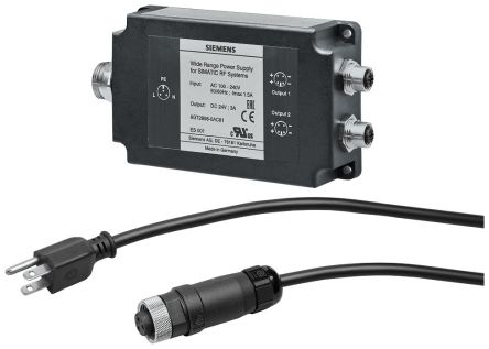 Siemens Power Supply, for use with SIMATIC RF system, 6GT2898 Series [6GT28980AC20]; 252-5279