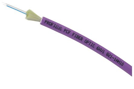Siemens to ST Simplex Fibre Optic Cable, 2.2mm, 200m [6XV18211BT20]; 252-5284