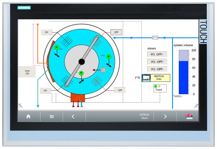 Siemens 6AG112 Series Display Module for Use with TP2200 [6AG11240XC024AX1]; 252-8366