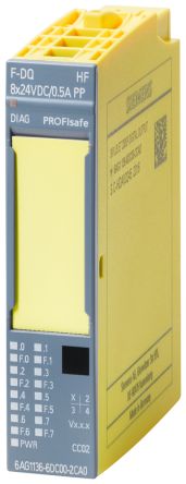 Siemens 6AG113 Series Digital Output Module for Use with ET 200SP, Digital [6AG11366DC002CA0]; 252-8404