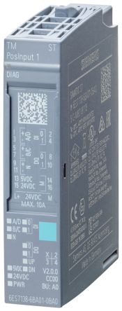 Siemens 6AG113 Series PLC I/O Module for Use with ET 200SP, Digital, Digital [6AG11386BA012BA0]; 252-8413