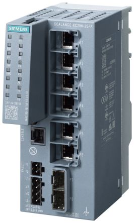 Siemens Managed 9 Port Network Switch [6AG12062BS007AC2]; 253-7327