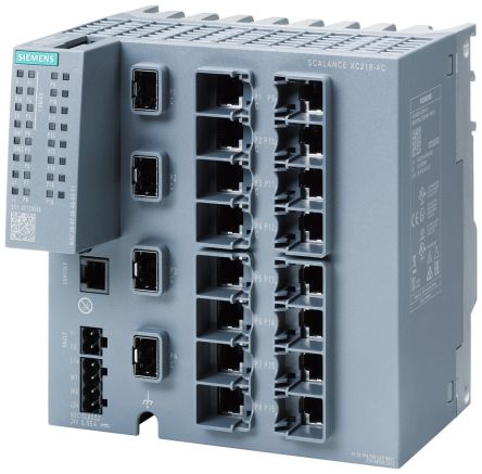 Siemens Managed 17 Port Network Switch [6AG12164BS007AC2]; 253-7342