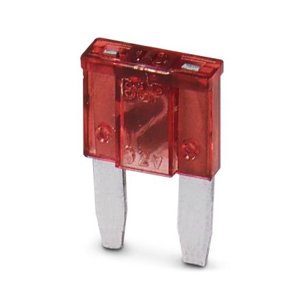 Phoenix Contact 10A Red Automotive Car Fuse, 32V No [2908364]; 253-7602