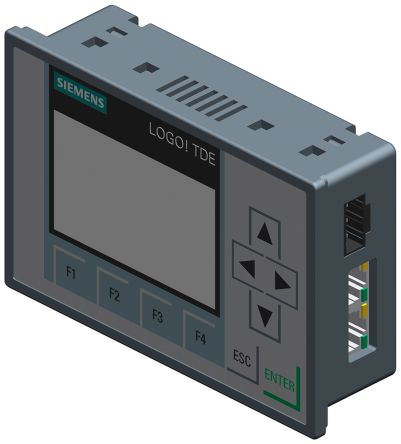 Siemens SIPLUS LOGO Series Display Module for Use with LOGO 8 and Higher, 24 V ac, V dc [6AG10554MH082BA1]; 254-0427
