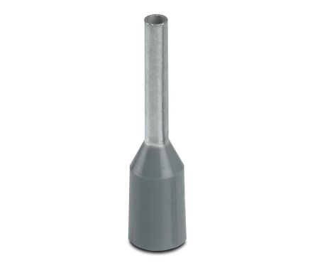 Phoenix Contact Ferrule, 14mm Pin Length, 1.3mm Pin Diameter, Grey [1208979]; 254-4583
