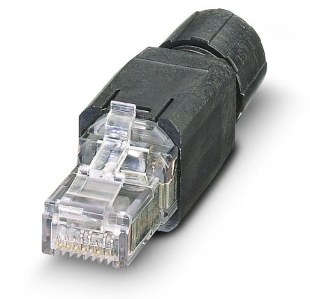 Phoenix Contact VS-08 Series Male RJ45 Connector, Cat5e 8 Port 8 -Way [1417401]; 254-4628