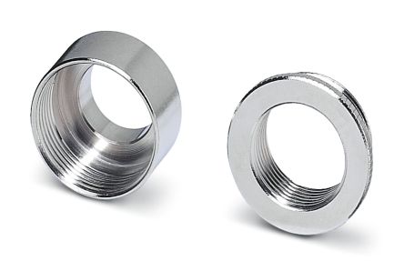 Phoenix Contact Cable Gland Adaptor, M16 Exterior Thread, M20 Interior Thread, Nickel Plated Brass [1647611]; 254-4707