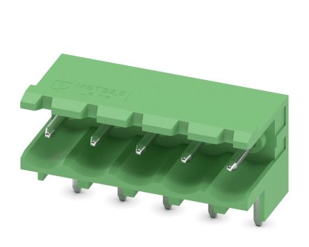 Phoenix Contact, 5.08mm Pitch, COMBICON MSTB, 5 Way, Pluggable Terminal Block, Header, 1735853 [1735853]; 254-4730