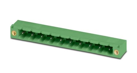 Phoenix Contact, 7.62mm Pitch, COMBICON MSTB, 2 Way, Right Angle, Pluggable Terminal Block, Header, Through Hole, [1806229]; 254-4737