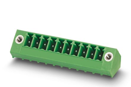 Phoenix Contact, 3.81mm Pitch, Combicon MC, 4 Way, Pluggable Terminal Block, Header, 1827444 [1827444]; 254-4738