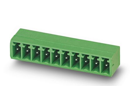 Phoenix Contact, 3.81mm Pitch, COMBICON MC, 4 Way, Right Angle, Pluggable Terminal Block, Header, Through Hole, Solder [1836435]; 254-4744