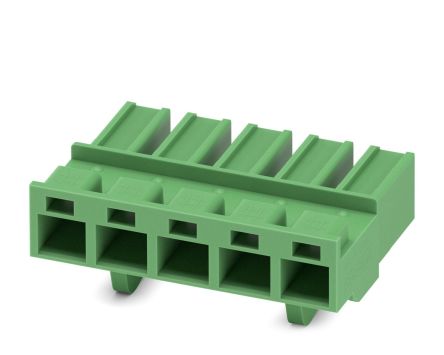 Phoenix Contact, 7.62mm Pitch, 5 Way, Pluggable Terminal Block, Plug, 1840162 [1840162]; 254-4745