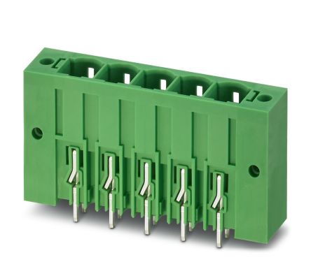 Phoenix Contact, 10.16mm Pitch, COMBICON PC, 4 Way, Pluggable Terminal Block, Header, 1998881 [1998881]; 254-4758