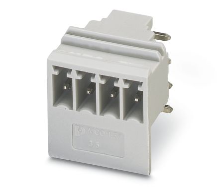 Phoenix Contact, 3.5mm Pitch, 5, MCO 1, 4 Way, Pluggable Terminal Block, Header, 2278377 [2278377]; 254-4767