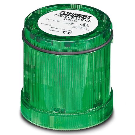 Phoenix Contact Green LED Bulb, 24 V, LED Bulb, AC/DC [2700119]; 254-4786