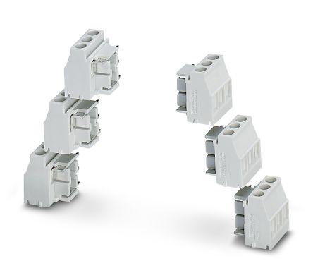 Phoenix Contact PCB Terminal Block, 3-Contact, 5mm Pitch, 1-Row [2713735]; 254-4799
