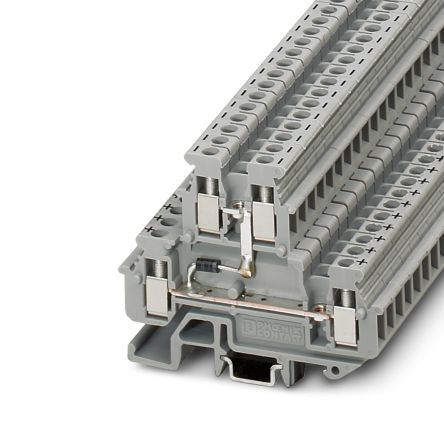 Phoenix Contact 2800570 MBKKB Series Grey, Double-Level, Screw Termination [2800570]; 254-4804
