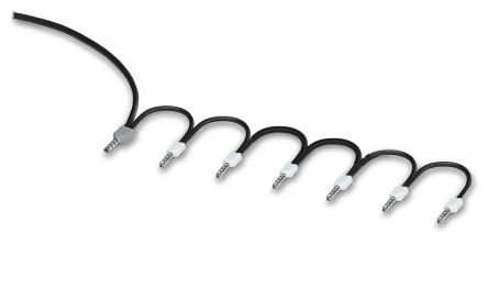 Phoenix Contact Jumper Link Male Black Loop Bridge 50 Way 90mm Pitch [2820916]; 254-4808