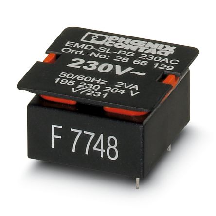 Phoenix Contact Pluggable Function Module, Power Module for use with EMD-SL [2866129]; 254-4814