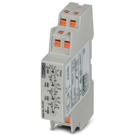 Phoenix Contact Voltage Monitoring Relay, 3 Phase, SPDT [2903526]; 254-4829