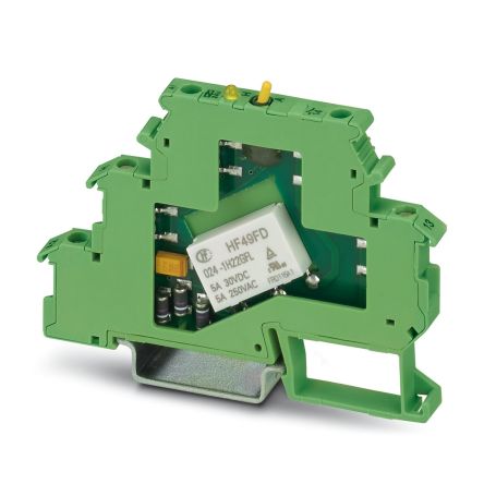 Phoenix Contact Relay Module, DIN Rail Mount, 24V ac/dc Coil, SPST, 5A Load [2964131]; 254-4840