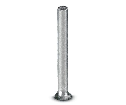 Phoenix Contact Ferrule, 10mm Pin Length, 1.4mm Pin Diameter, Silver [3200250]; 254-4867