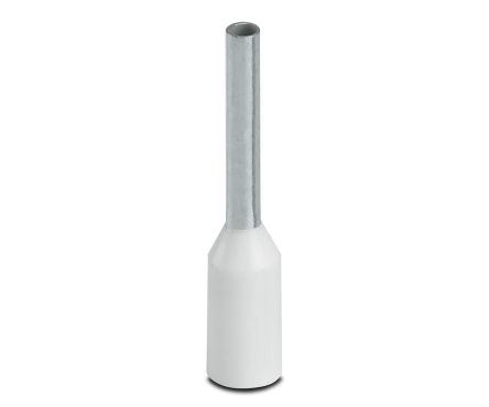 Phoenix Contact Ferrule, 14mm Pin Length, 1.1mm Pin Diameter, White [3200881]; 254-4869