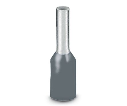 Phoenix Contact Ferrule, 14mm Pin Length, 1.3mm Pin Diameter, Grey [3200894]; 254-4870