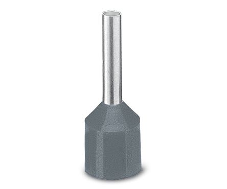 Phoenix Contact Ferrule, 19.5mm Pin Length, 2.9mm Pin Diameter, Grey [3201932]; 254-4875