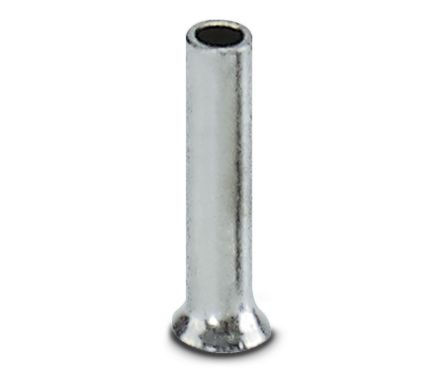Phoenix Contact Ferrule, 5mm Pin Length, 0.8mm Pin Diameter, Silver [3202465]; 254-4878