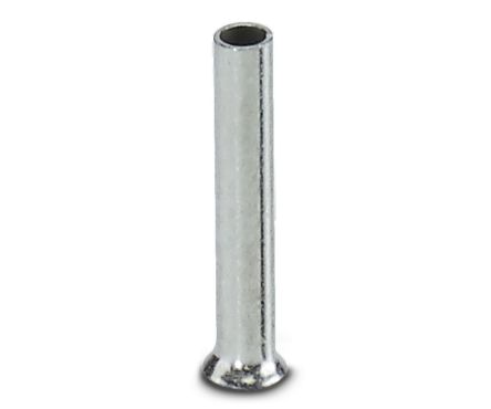 Phoenix Contact Ferrule, 8mm Pin Length, 1mm Pin Diameter, Silver [3202481]; 254-4879