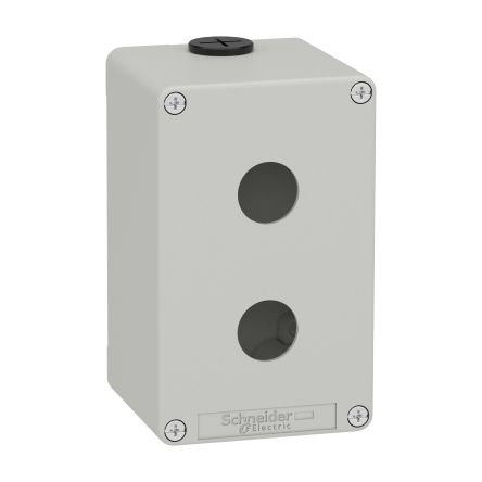 Schneider Electric Grey Metal General Purpose Enclosure, IP65, IP66, IP69, IK07, Grey Lid, 130 x 80 x 77mm [XAPD2502]; 254-6401