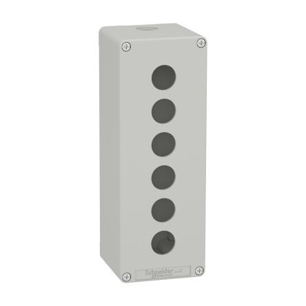 Schneider Electric Grey Metal General Purpose Enclosure, IP65, IK07, Grey Lid, 220 x 80 x 77mm [XAPD4506]; 254-6416