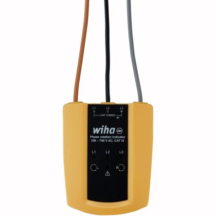 Wiha Phase Rotation Tester, CAT IV [45221]; 254-6588