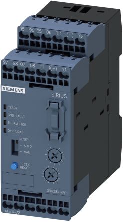 Siemens 3RB Overload Relay 2NO + 2NC, 0.3 → 630 A F.L.C, 630 A Contact Rating, 24 → 240 V, 3P, SIRIUS [3RB23834AC1]; 255-0828