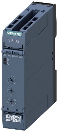 Siemens Snap On Timer Relay, 24 → 240V, 2-Contact, 0.05 → 100h, 10-Function, DPDT [3RP25052RW300AX0]; 255-0837