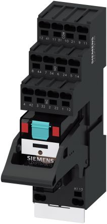Siemens LZS Series Coupling Relay, Plug In, 110V dc Coil, 4PDT [LZS:PT5D5S15]; 255-0885