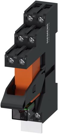 Siemens LZS Series Coupling Relay, Plug In, 24V ac Coil, SPDT [LZS:RT3B4R24]; 255-0890