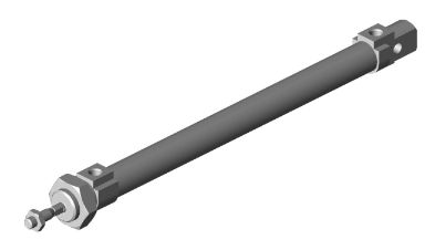 EMERSON ? AVENTICS Pneumatic Cylinder - 10mm Bore, 100mm Stroke, MNI Series, Double Acting [R481601260]; 255-3630
