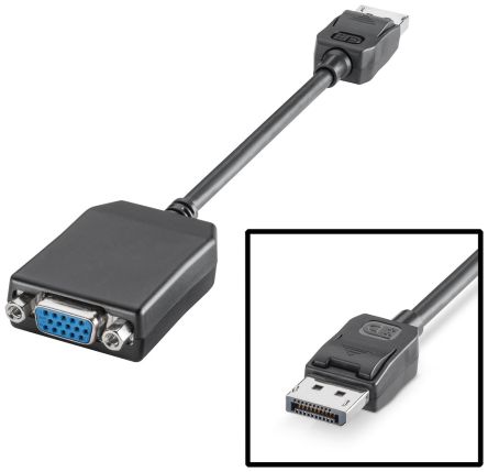 Siemens Male DisplayPort to Female VGA Display Port Adapter, 178mm [6ES76483AG000XA0]; 255-3688